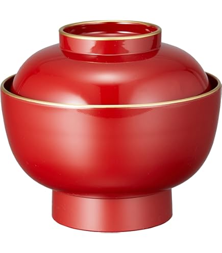 能登輪島塗 漆塗り　松蒔絵 木製　蓋付椀 煮物椀　5客セット　共箱 Amazon.co.jp: 能登輪島塗 漆塗り 松蒔絵 木製 蓋付椀 煮物椀 5客